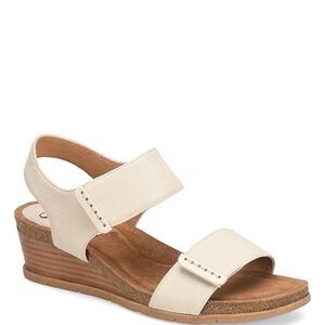 SOFFT Verdi II Adjustable Leather Wedge Sandals